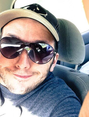 In car selfie
